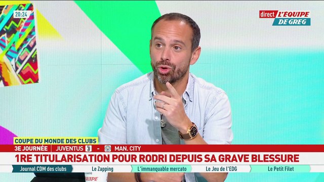 Rodri titulaire pour la première fois avec Manchester City depuis sa grave blessure - Foot - Coupe du monde des clubs