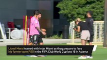 Messi trains ahead of PSG reunion