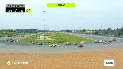 PT Maxnitron Racing Series Group N SIAM Eco 2025 Chang Race 2 Start Big Crash