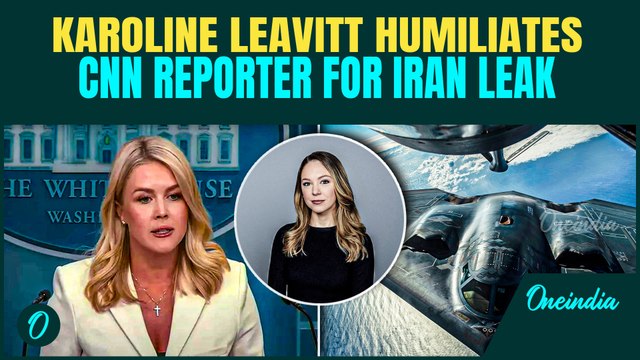 Leavitt RIPS CNN Reporter For Spreading Lies on 'FAILED' Iran Nuclear Strikes |'FIRE HER' Says Trump