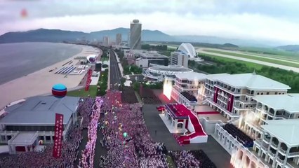 북, 원산갈마해안지구 11년 만에 준공...리설주도 등장 / YTN