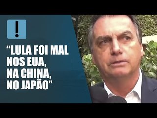 “Comigo, jamais seria recebido", diz Bolsonaro sobre a visita de Maduro