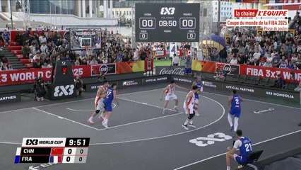 Le replay de France - Chine du Mondial de basket 3x3 - Basket - Coupe du monde