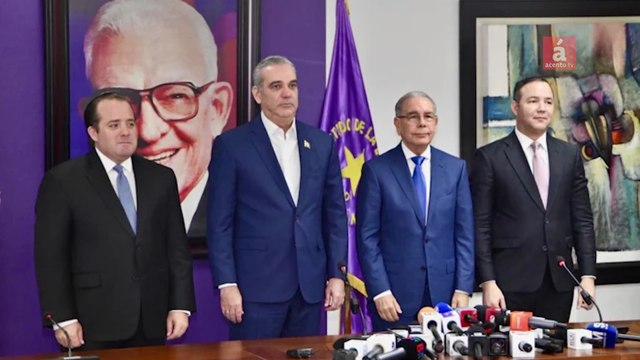 El Presidente Luis Abinader y el exmandatario Danilo Medina se reunieron para tratar la profunda crisis haitiana