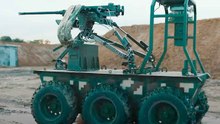 Video: l’Ucraina equipaggia un drone terrestre logistico con una mitragliatrice pesante