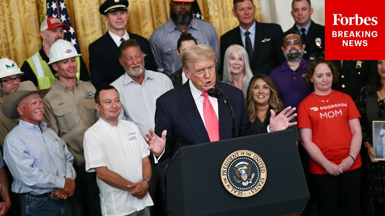 Trump—Flanked By 'Everyday Americans'—Promotes Big Beautiful Bill At ...