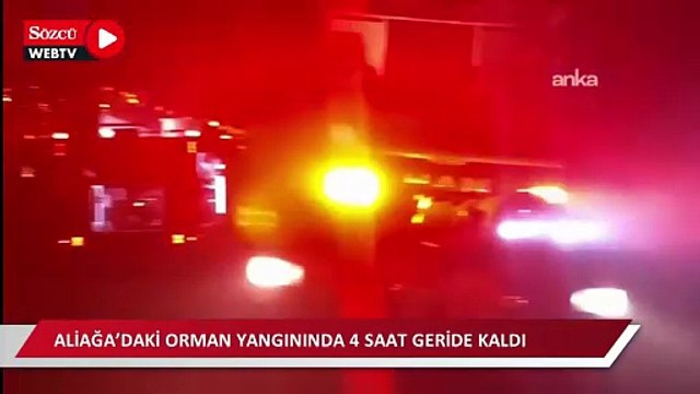 Aliağa’daki orman yangınında 4 saat geride kaldı: Müdahale sürüyor, bir kişi gözaltında
