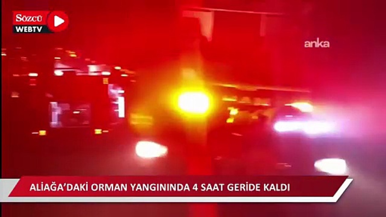 Aliağa’daki orman yangınında 4 saat geride kaldı: Müdahale sürüyor, bir kişi gözaltında