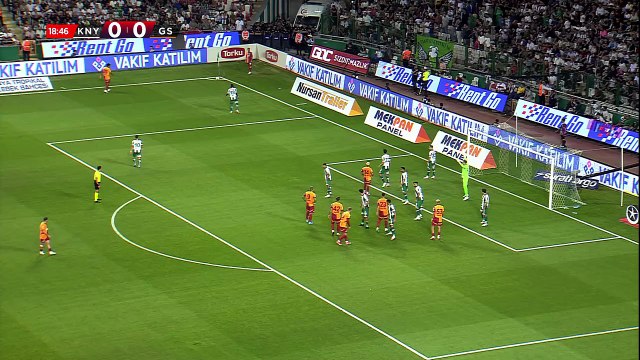 SPOR TOTO SÜPER LİG 2024 2025 SEZONU 2.HAFTA Tümosan Konyaspor - Galatasaray 16 Ağustos 2024, Cuma