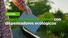 Bogotá distribuye libros con dispensadores ecológicos