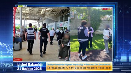 Türkiye Genelinde Göçmen Kaçakçılığı ve Düzensiz Göçe Yönelik Büyük Operasyon