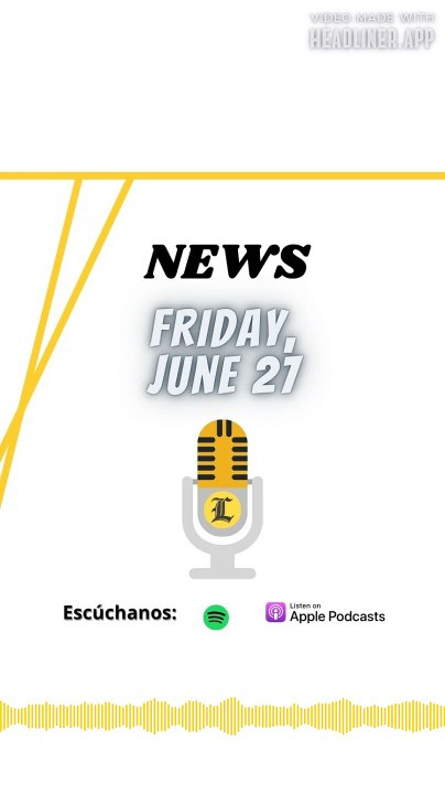 News | Friday, June 27 2025