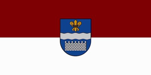 Flag of Daugavspils State City.Bendera Kota Negara Bagian Daugavspils. Daugavspils State City Flag. Daugavpils valsts pilsētas karogs. Drapeau de la ville de Daugavpils. Bandeira da cidade do estado de Daugavpils. Bandera de la ciudad-estado de Daugavpils