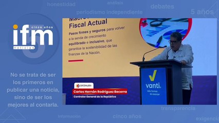 El Contralor Carlos Hernán Rodríguez Becerra lanza una alerta sobre la crisis fiscal en las Fuerzas Armadas