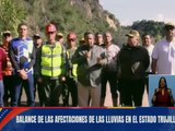Balance de afectación por fuertes precipitaciones en el estado Trujillo