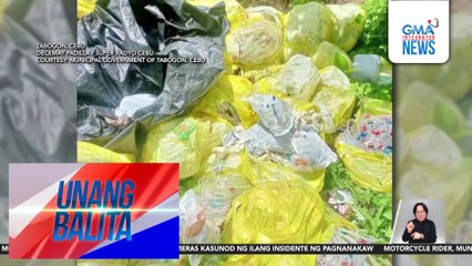 Mga medical waste, itinapon sa Brgy. Libjo | Unang Balita