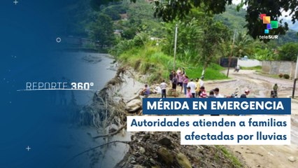 Lluvias intensas golpean a comunidades del Estado Mérida en Venezuela