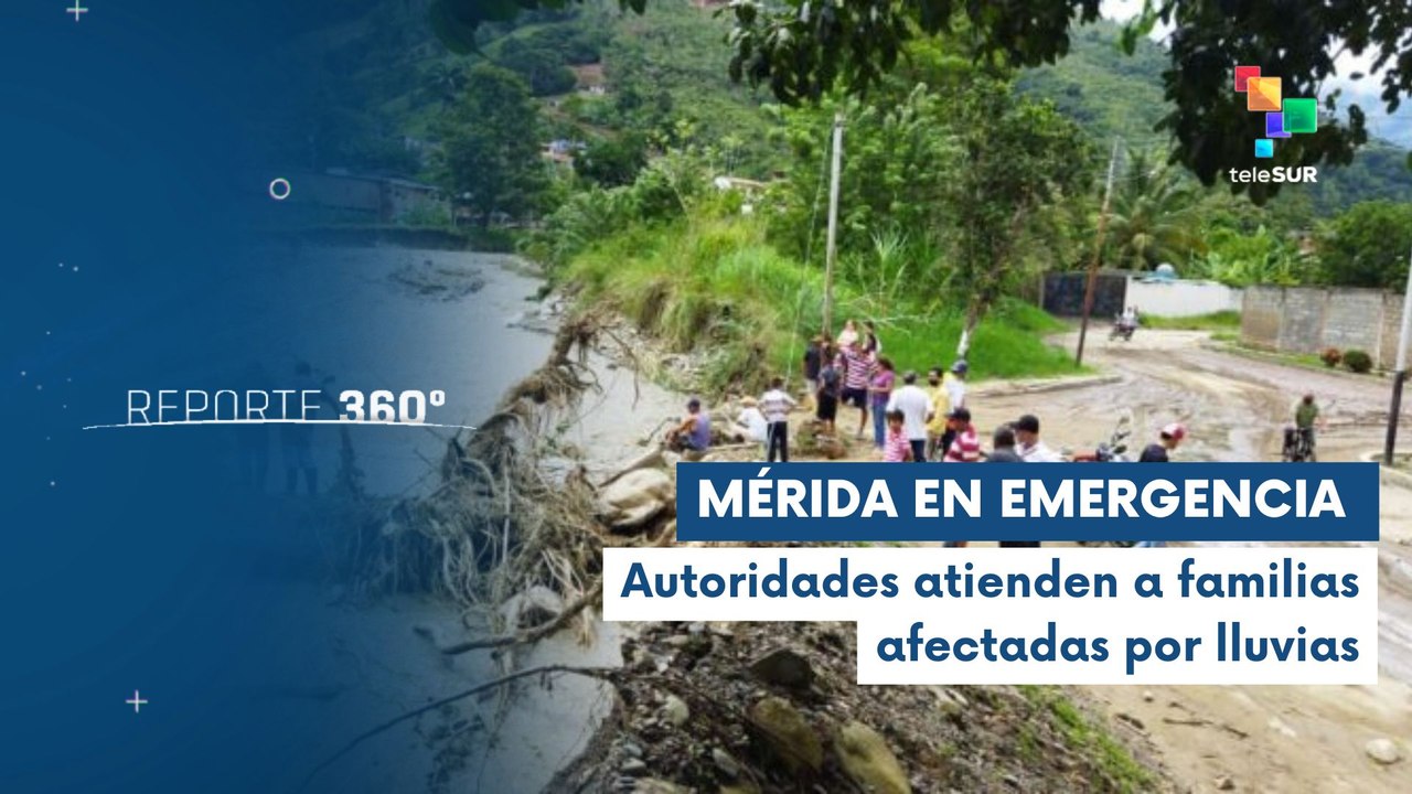 Lluvias intensas golpean a comunidades del Estado Mérida en Venezuela