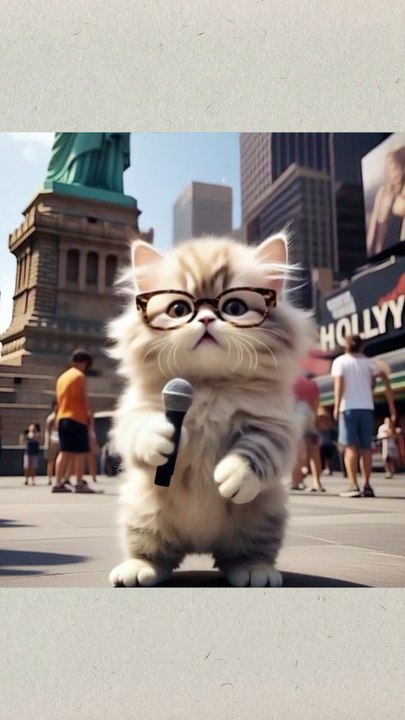 LIVE from New York: I’m Cute, I’m Loud… and I Have Questions! 😼🗽🎤