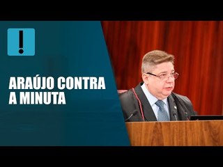 Ministro Raul Araújo vota contra incluir 'minuta de golpe' em processo de Jair Bolsonaro no TSE