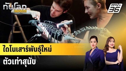 พบไดโนเสาร์พันธุ์ใหม่ ตัวเท่าสุนัข | ทันโลก EXPRESS | 27 มิ.ย. 68
