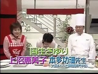 春野菜の手作りオレキエッテ　上沼恵美子のおしゃべりクッキング　ゲスト 国生さゆり　本多功禰, 料理 トーク, Emiko Kaminuma cooking