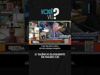 Ao ficar em silêncio, Mauro Cid se incriminou, afirma Madureira #shorts