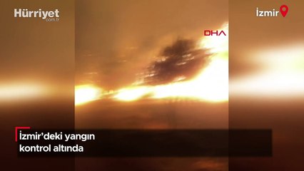 İzmir'deki yangın kontrol altında