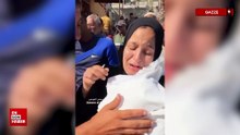 Gazze'de Gazze'de 5 aylık Nidal bebek açlıktan öldü