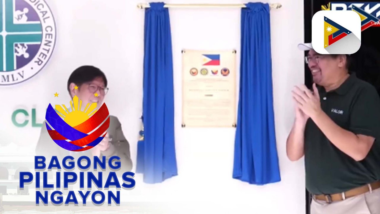 PBBM, pinangunahan ang pagbubukas ng VALOR Clinic sa Lipa, Batangas