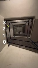 Man Falls While Attempting to Jump Between Floors