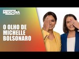 Michelle Bolsonaro pede para deputada Amália Barros retirar prótese ocular durante evento do PL