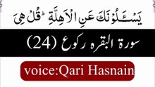 quran tilawat surah al baqarah R (24) para 2 quran recitation Qari Hasnain