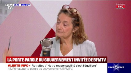 Déficit: "Il faut tenir nos dépenses sociales, c'est une question de pérennité de notre modèle social dans sa globalité", affirme Sophie Primas