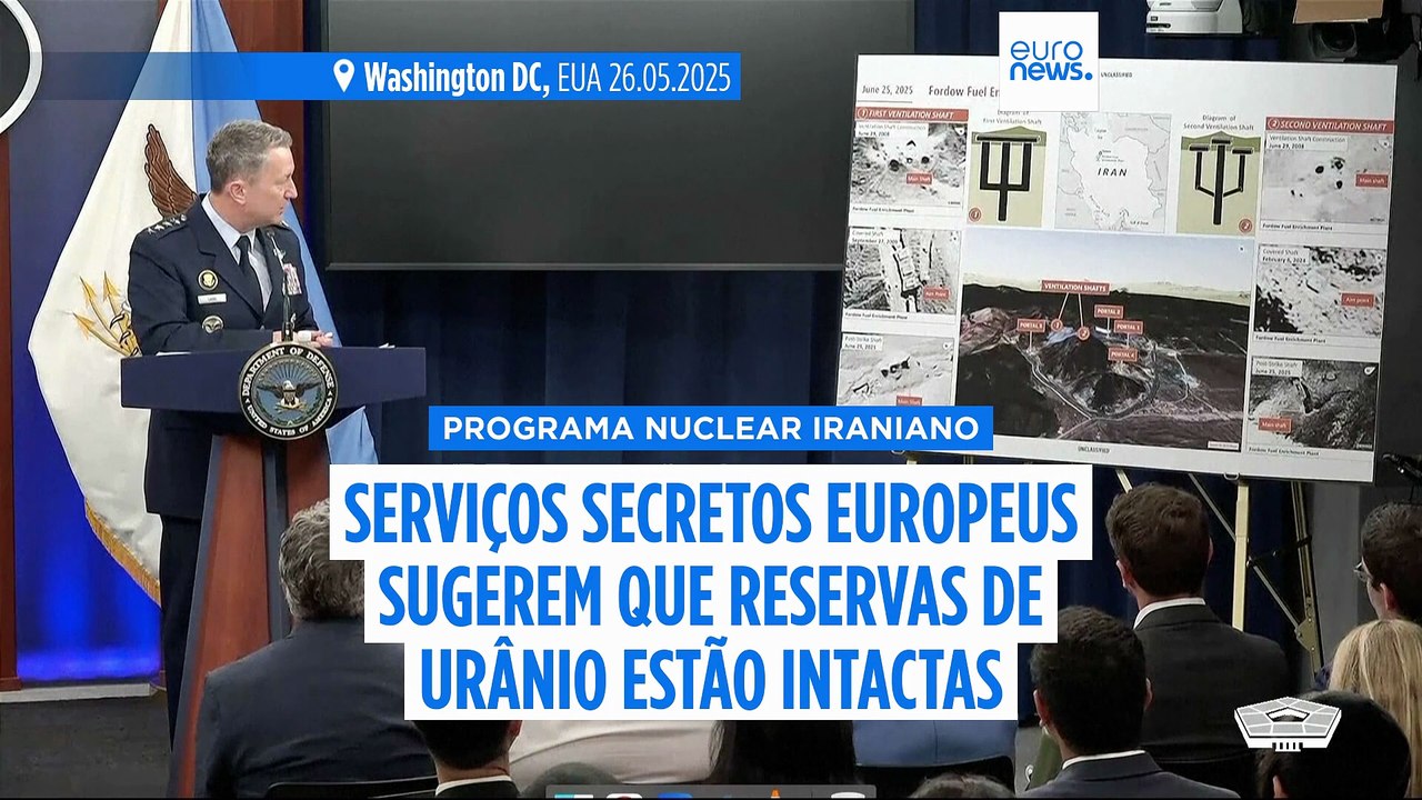 Reservas de urânio do Irão devem estar intactas, segundo serviços secretos europeus