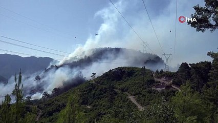 Tatil cennetimizde 2 ayrı noktada orman yangını!