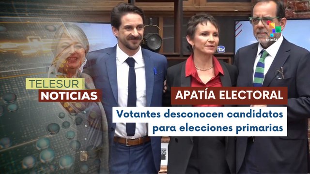 Falta de propaganda desanima a electores a votar en elecciones primarias