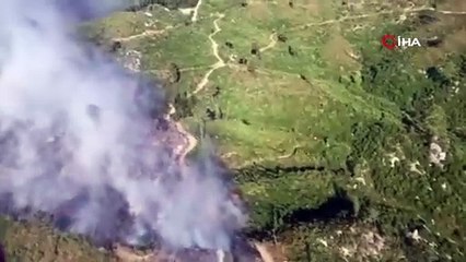 Antalya’daki 2 orman yangınından 1’i kontrol altına alındı