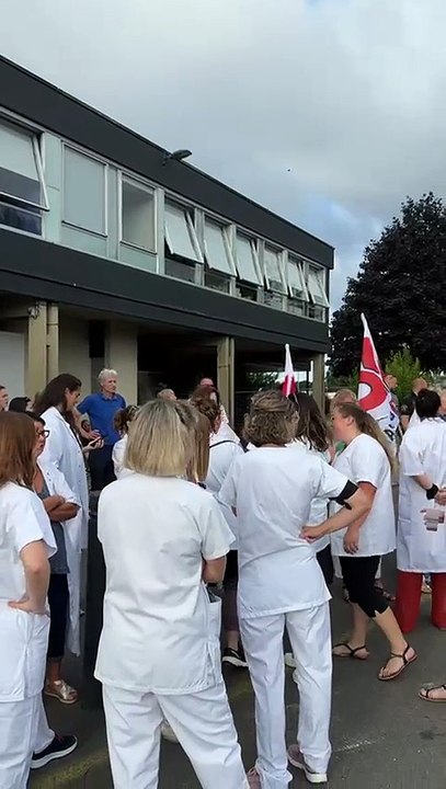 Plan d'austérité à l'hôpital de Laval : le personnel mobilisé