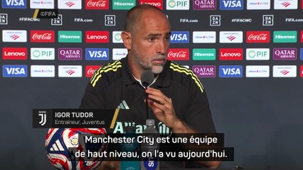 Tudor : "Manchester City joue le meilleur football du monde depuis 10 ans"