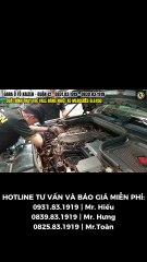 Quá trình thay thế van hằng nhiệt mercedes gle450