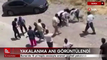 Bursa'da 15 yıl hapis cezasıyla aranan şüpheli yakalandı