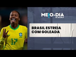 Brasil goleia na estreia da Copa do Mundo feminina