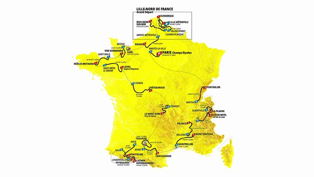 Tour de France 2025, Étape 2 : Lauwin-Planque - Boulougne-sur-Mer, parcours et profil - Cyclisme - Tour de France
