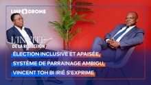 Élection inclusive et apaisée, système de parrainage ambigu : Vincent toh Bi Irié s'exprime sans langue de bois