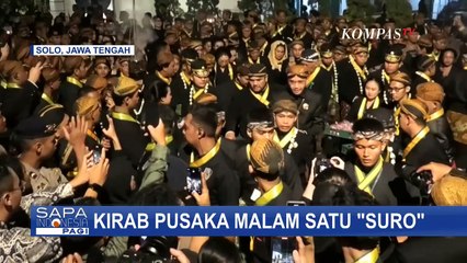 Antusiasme Warga Ikuti Kirab Pusaka Malam 1 Suro Pura Mangkunegaran di Solo