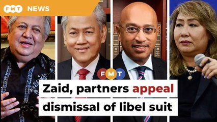 Zaid, partners appeal dismissal of libel suit against ex-Bar president