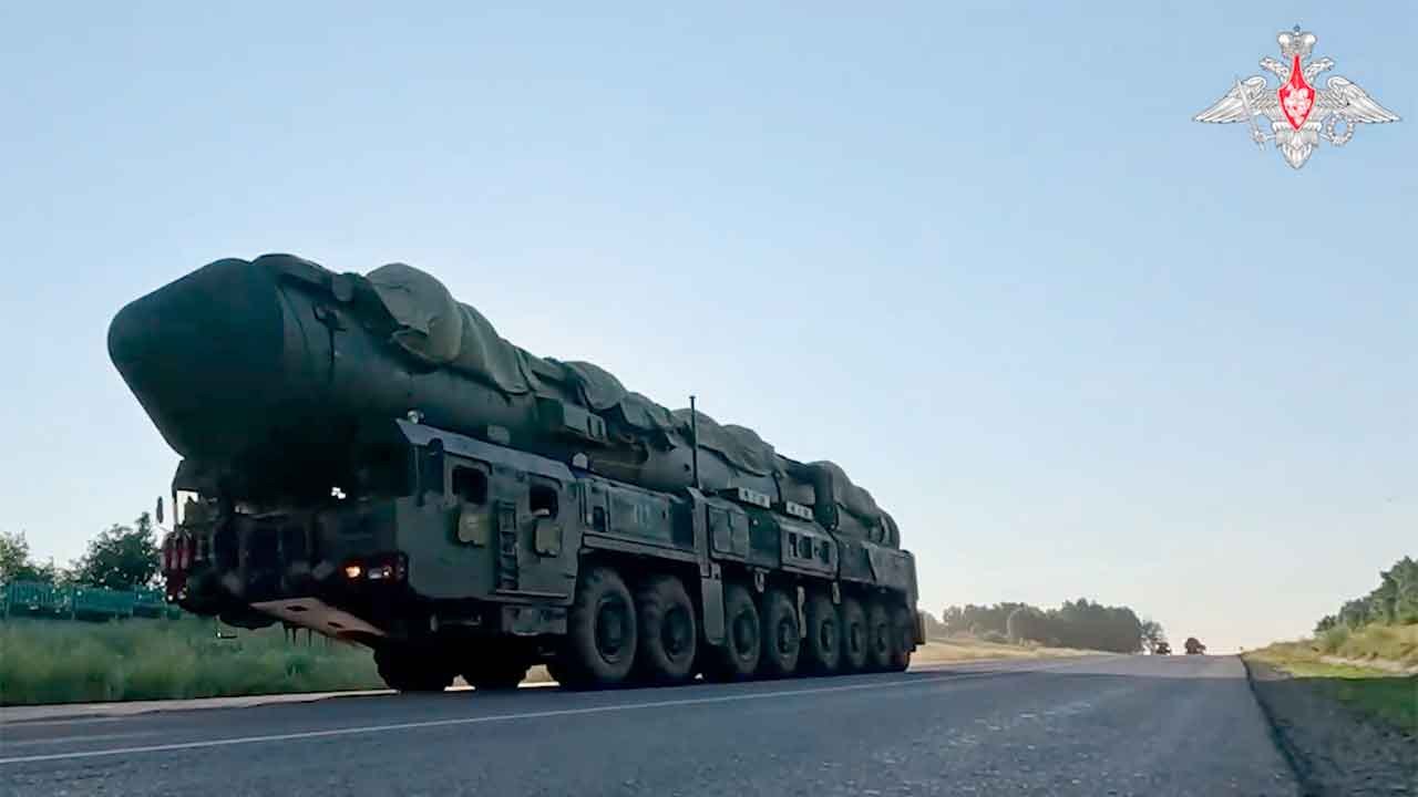 Russia Moves Yars Nuclear Missile Launchers in Realistic Combat Drills