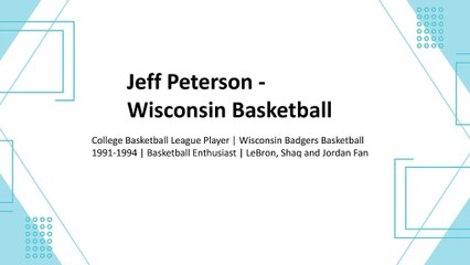 Jeff Petersen - Wisconsin - A Wise Pathfinder