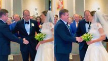 Groom’s Nervous Handshake With Wife-To-Be At Altar Leaves Bride Laughing | Happily TV